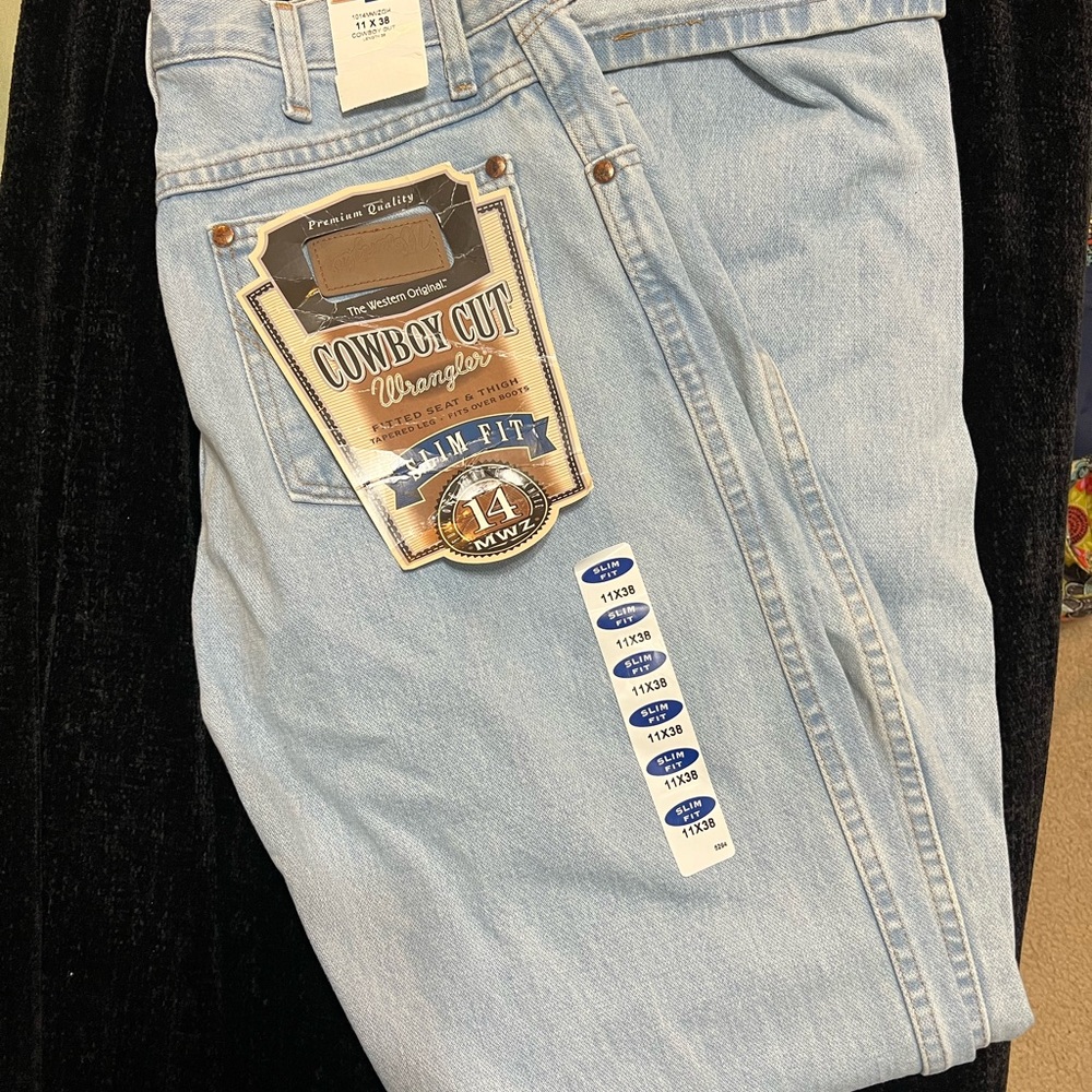 Mens Wrangler Cowboy Cut Slim Fit